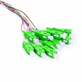 Pigtail SM SC/APC 0.9 mm   1.0 m-12FO-PE BAG