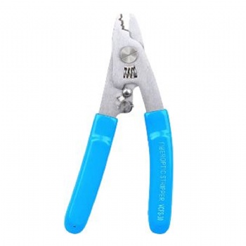 Alicates Miller - Pelacables de acero inoxidable de tres mordazas (azul)