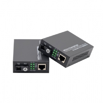 Media Converter (A/B Pair) 100Mbps SC Single-mode 20km