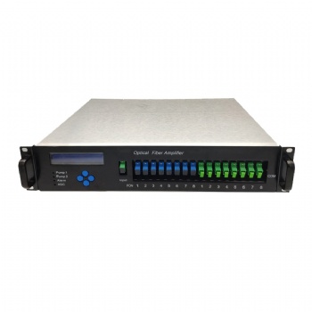 1550nm EDFA 4-Port | WDM | 8×23dBm | SC/APC & SC/UPC